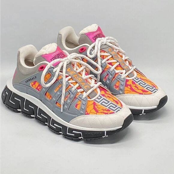 Versace Barocco Trigreca Sneakers size 40/US size 7 - Picture 10 of 16